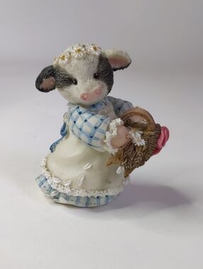 Vintage Enesco Mary’s Moo Moos 'Flour Girl' Figurine